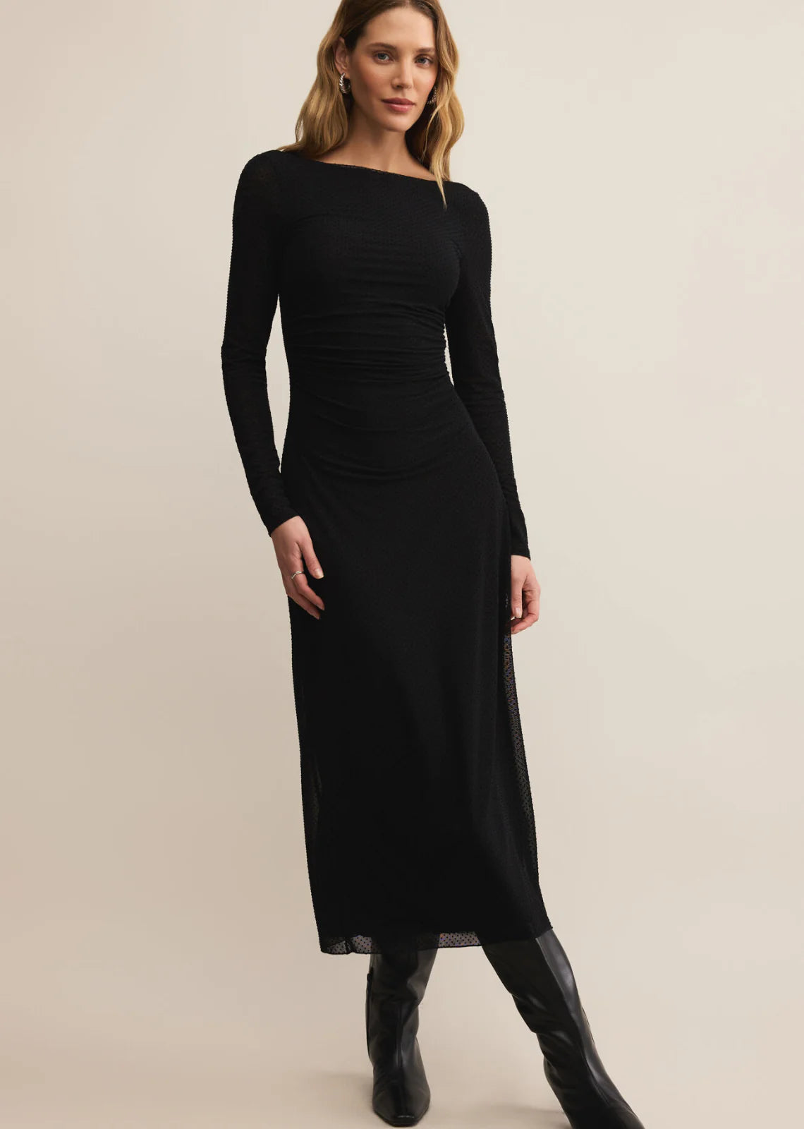 SPELLBOUND MESH MIDI DRESS