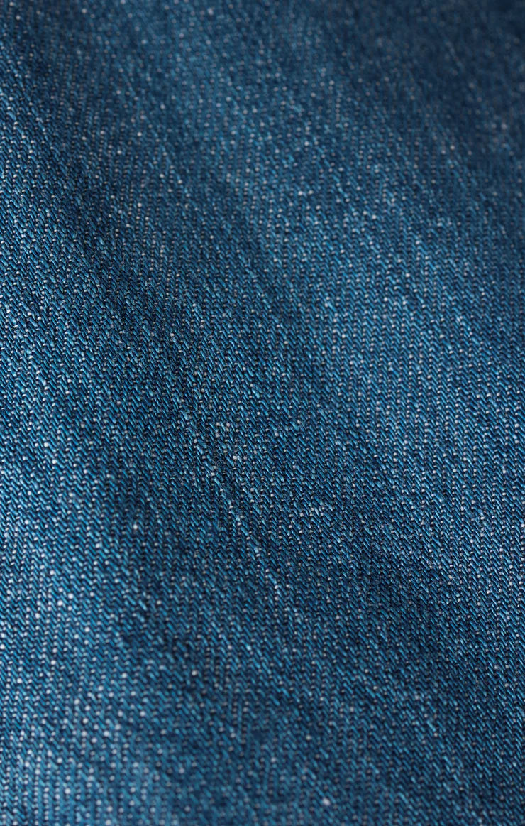 ANGEL EYES DENIM MINI DRESS