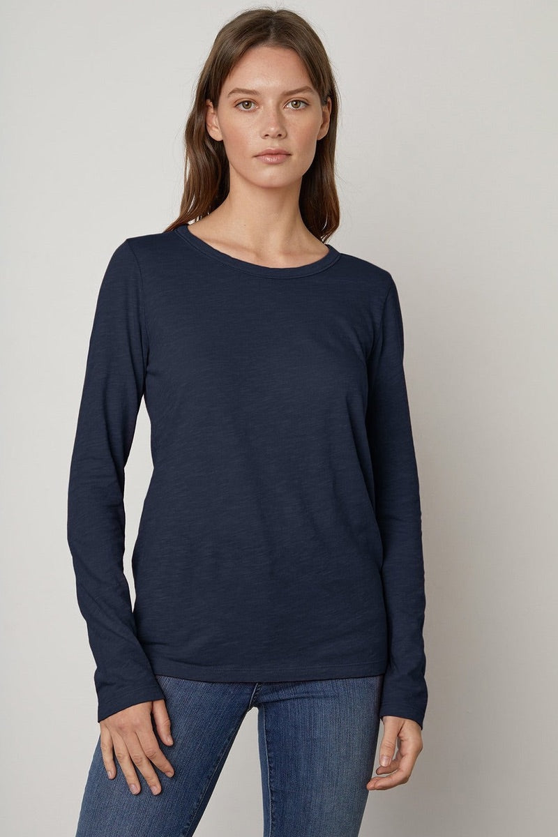 LIZZIE VELVET ORIGINALS CREW L/S TOP