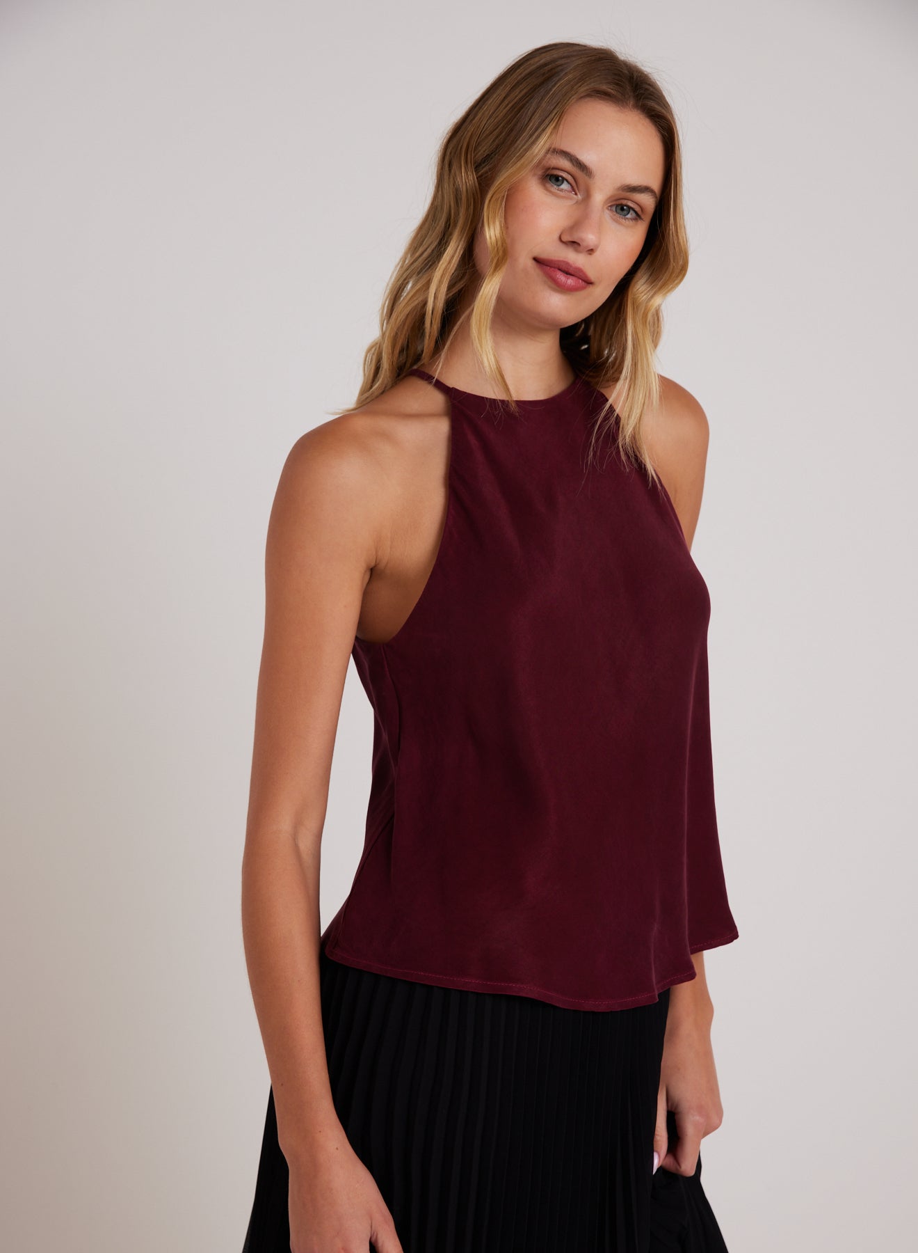 BIAS HALTER TOP