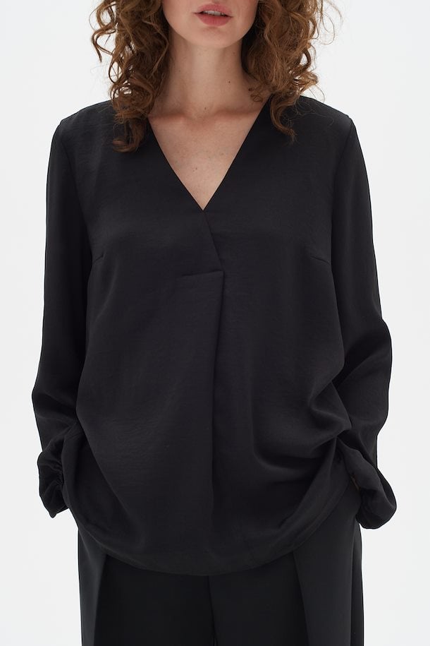RindaIW Blouse Sort