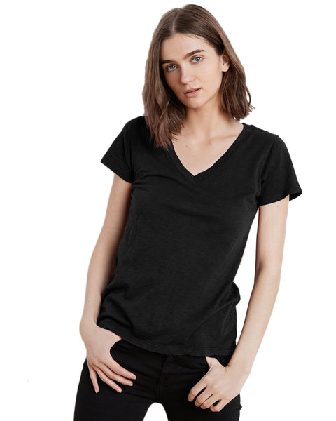 LILITH V NECK TEE