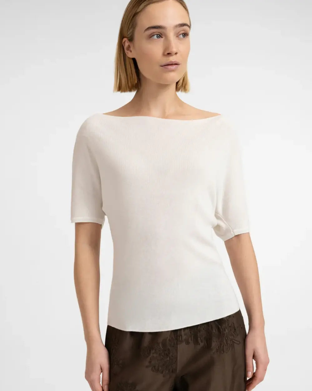 BOATNECK SS SWEATER