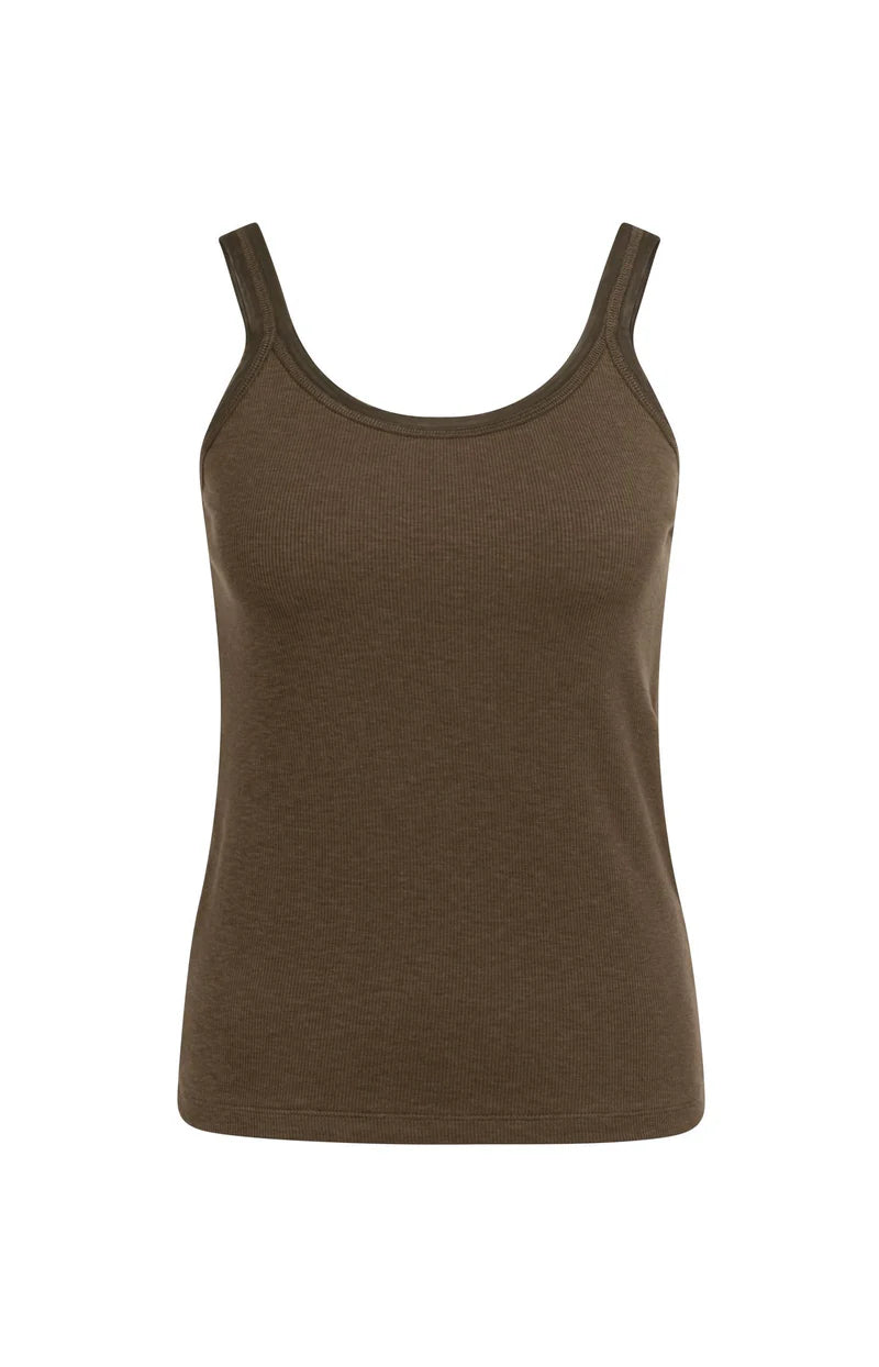 SINGLET W/ MESH EDGE