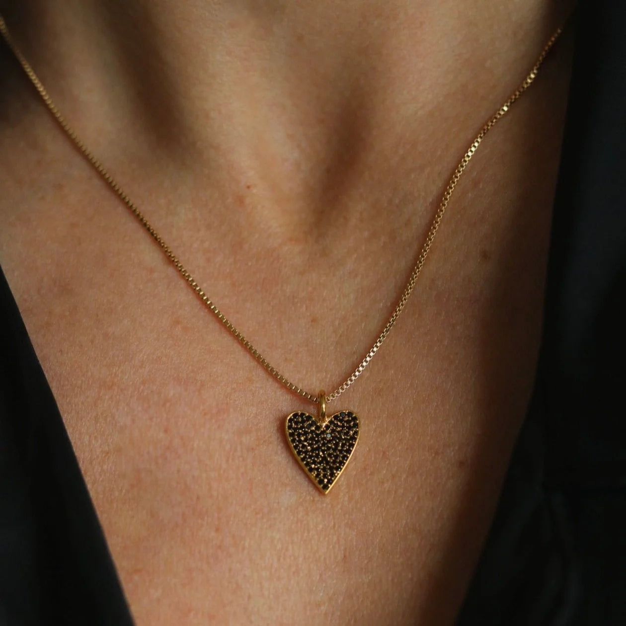 BRAVE HEART ONYX NECKLACE
