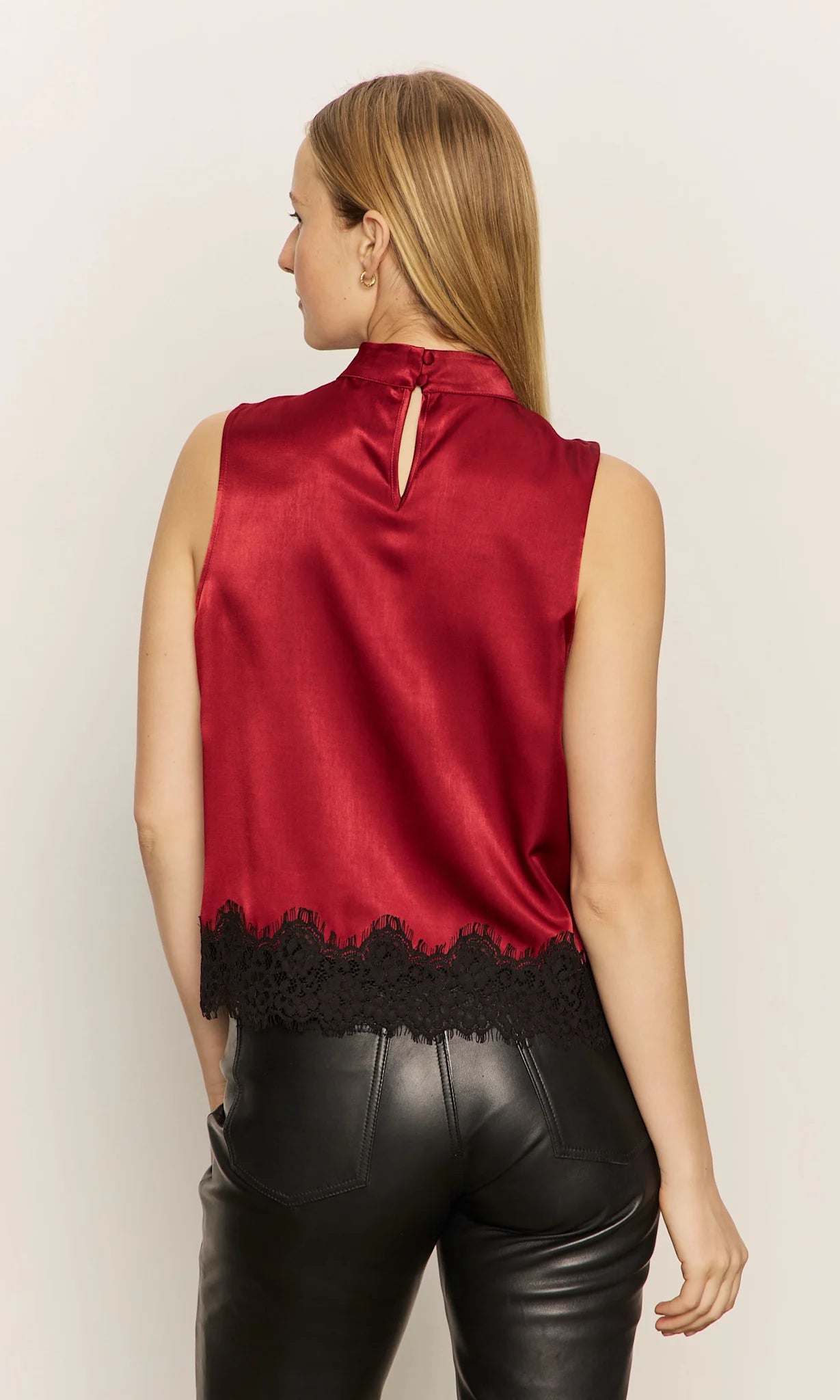 LATE NIGHT SATIN TANK