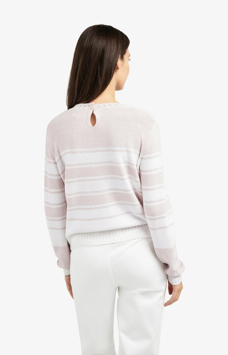 STRIPE SWEATER LS