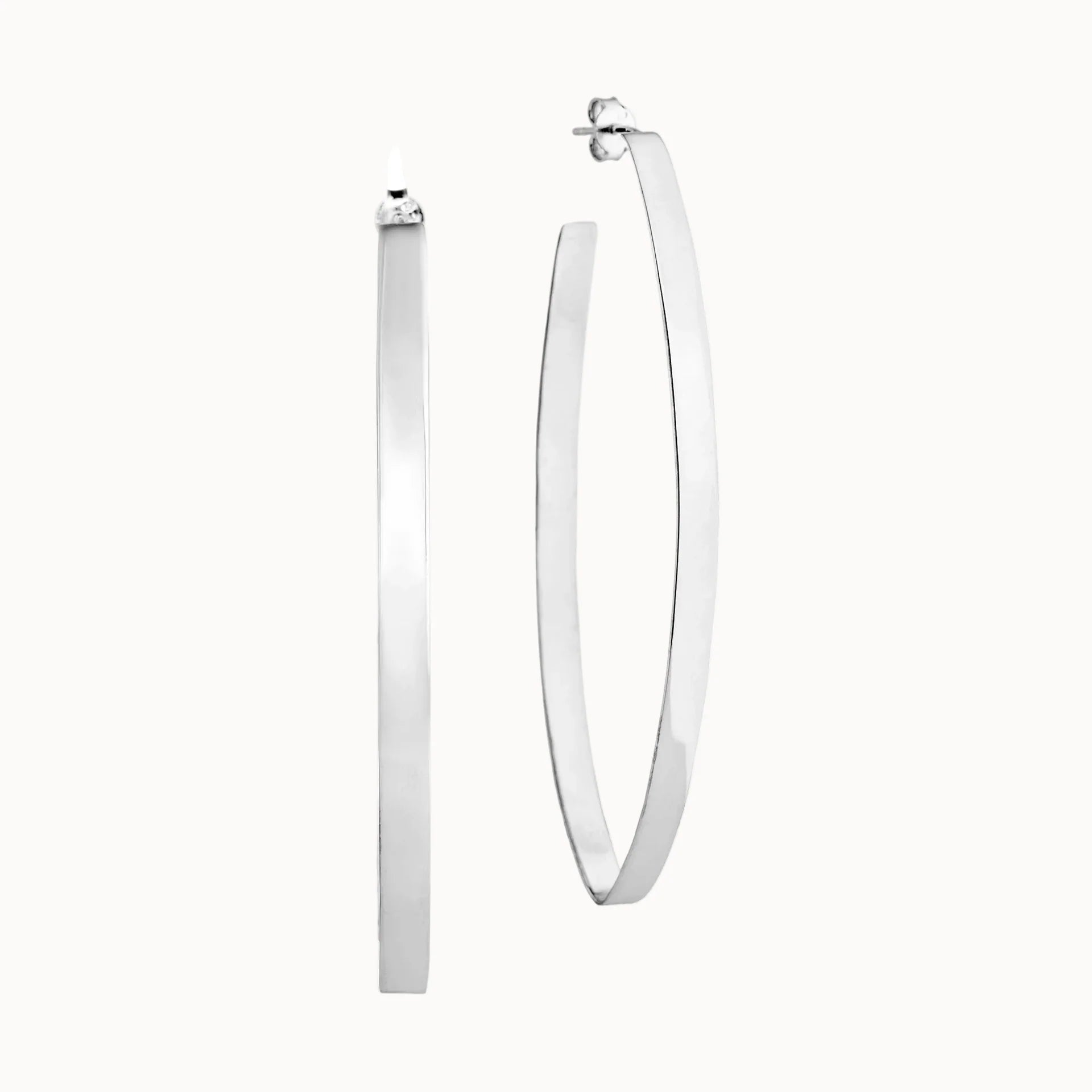 SKINNY DIP SILVER HOOPS