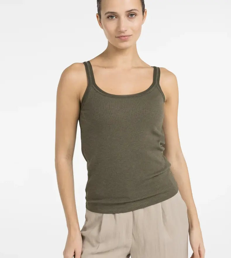 SINGLET W MESH EDGE