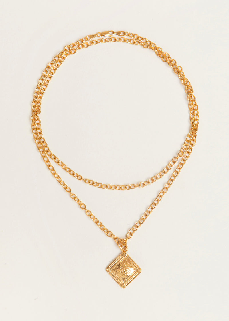 ALLEGORY OF ESTOI WRAP NECKLACE GOLD