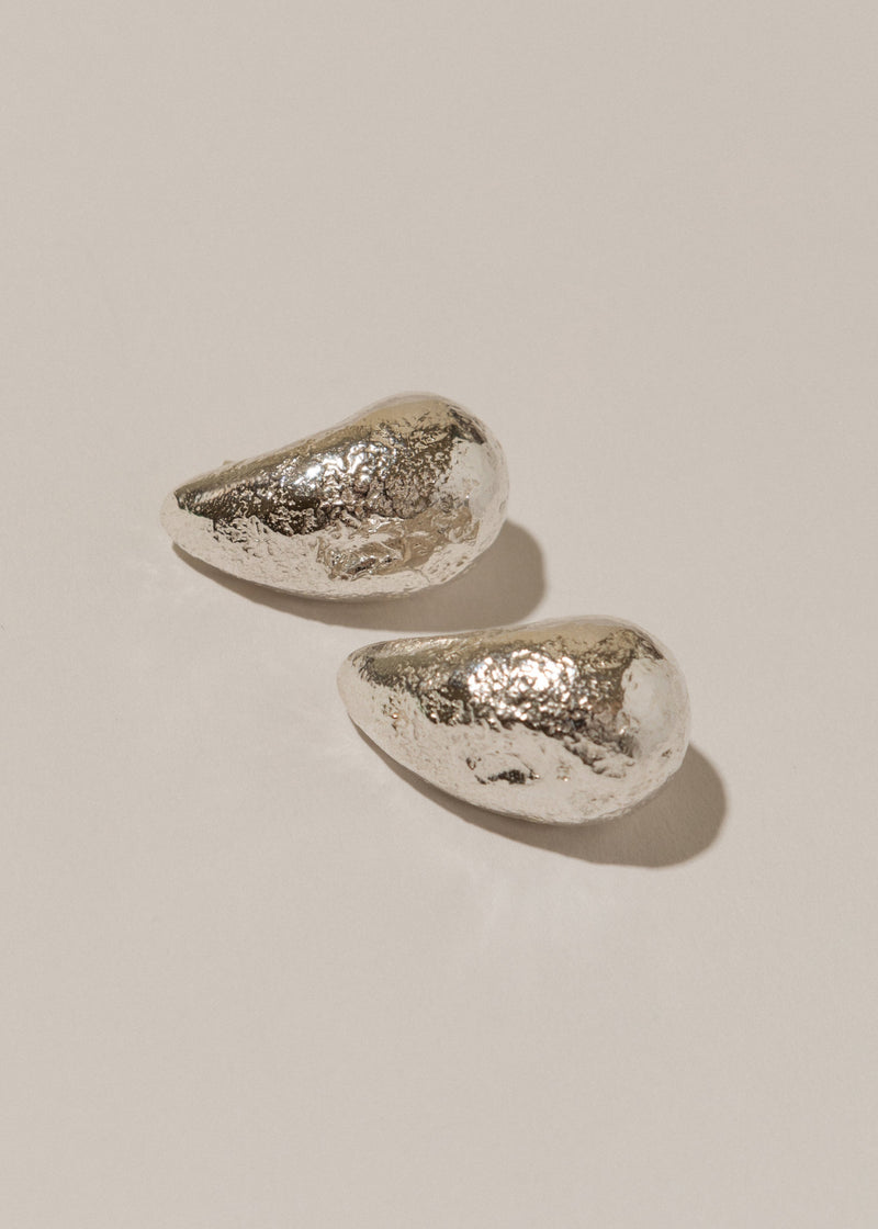 BAIA CANNONE EARRINGS SILVER
