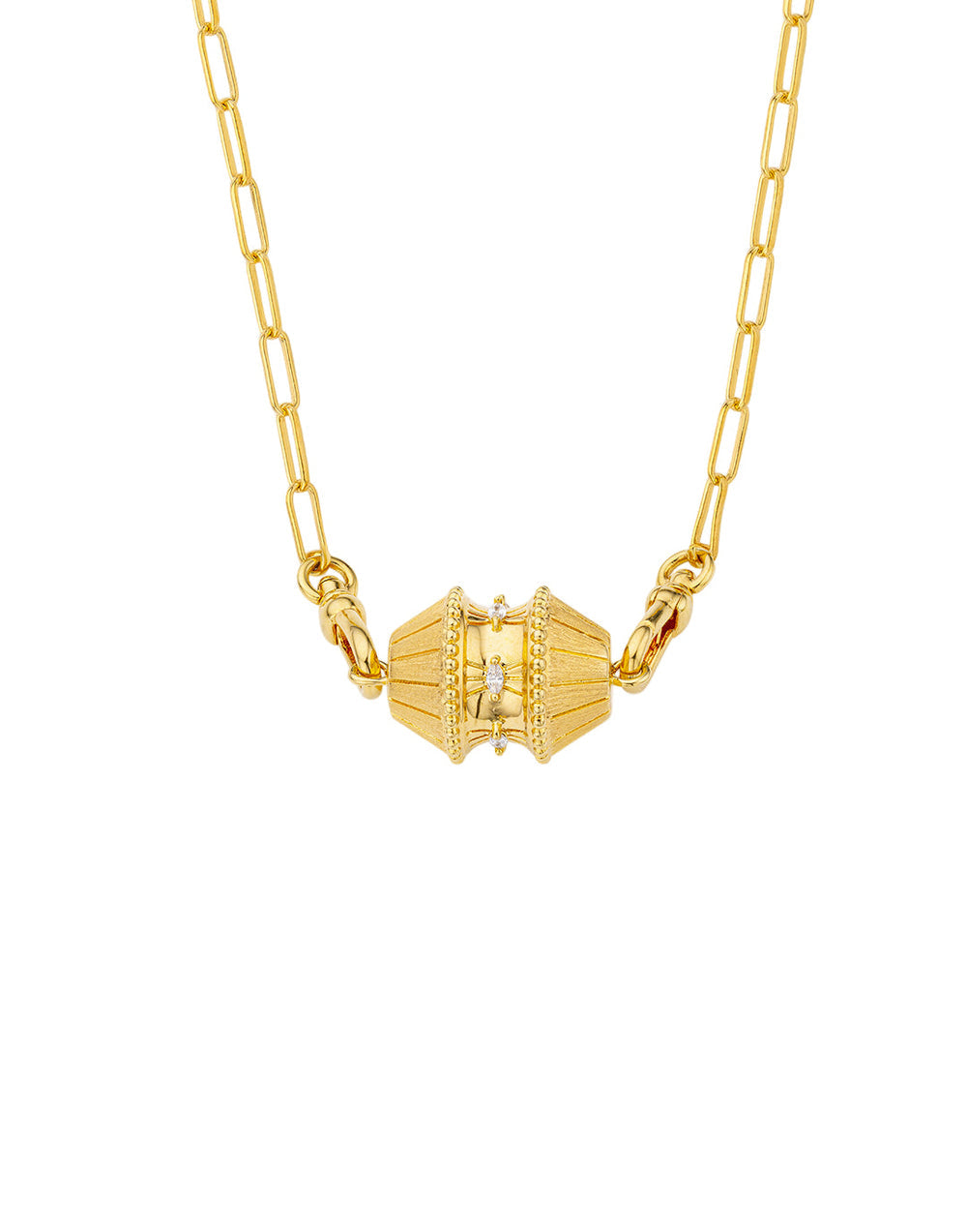 GOLD BIG TALISMAN NECKLACE