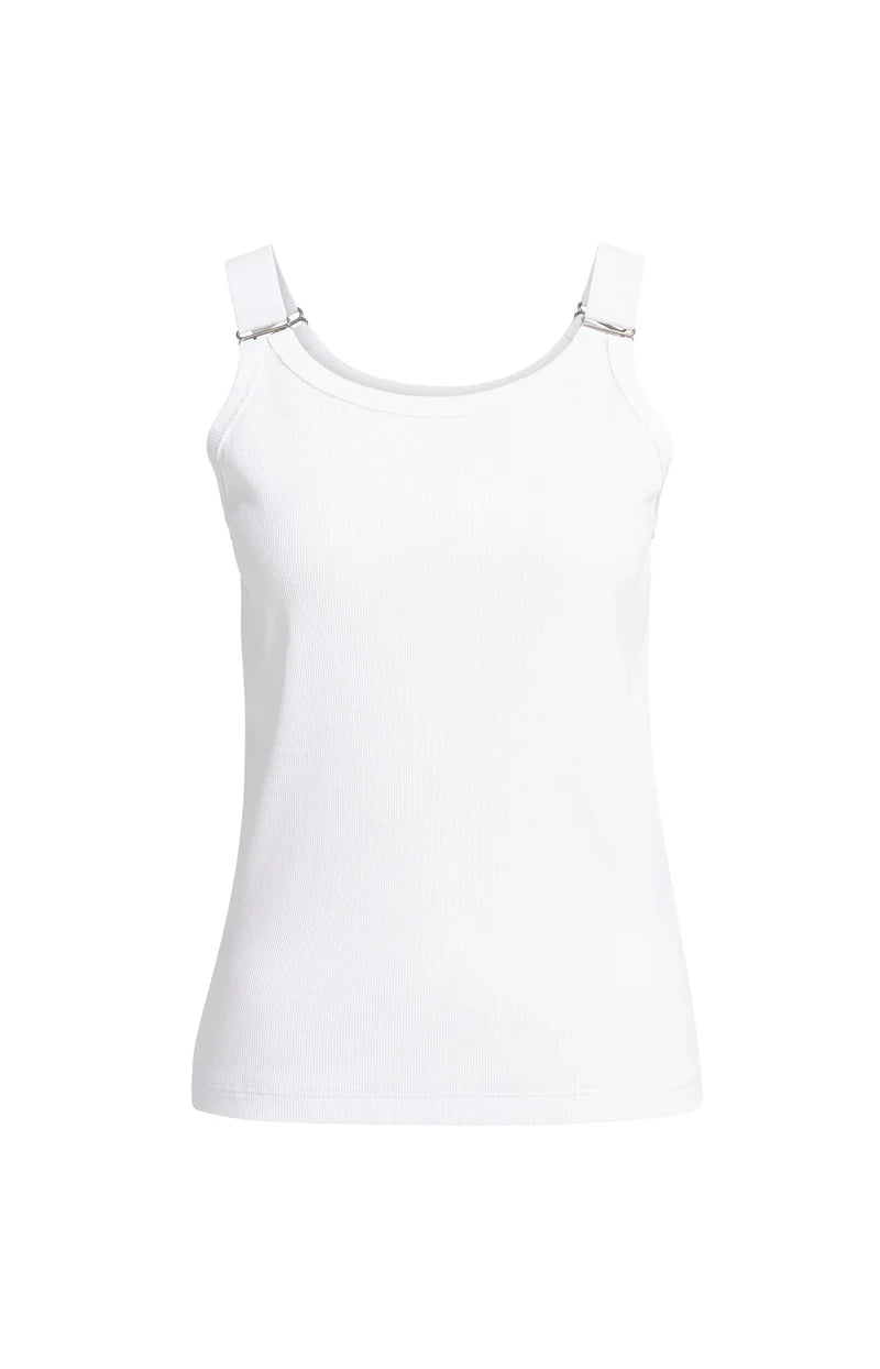 SINGLET W/ ELASTIC STRAPS