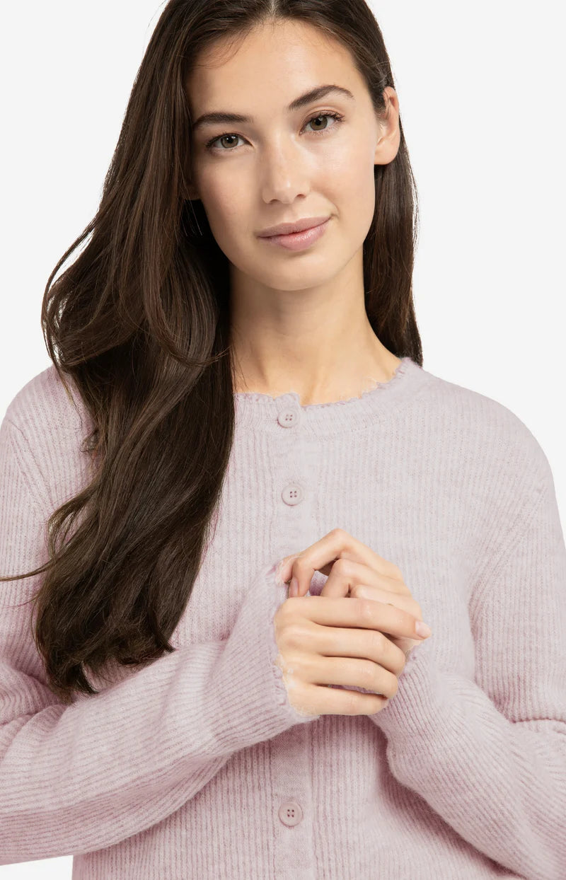 CARDIGAN IN MELANGE YARN