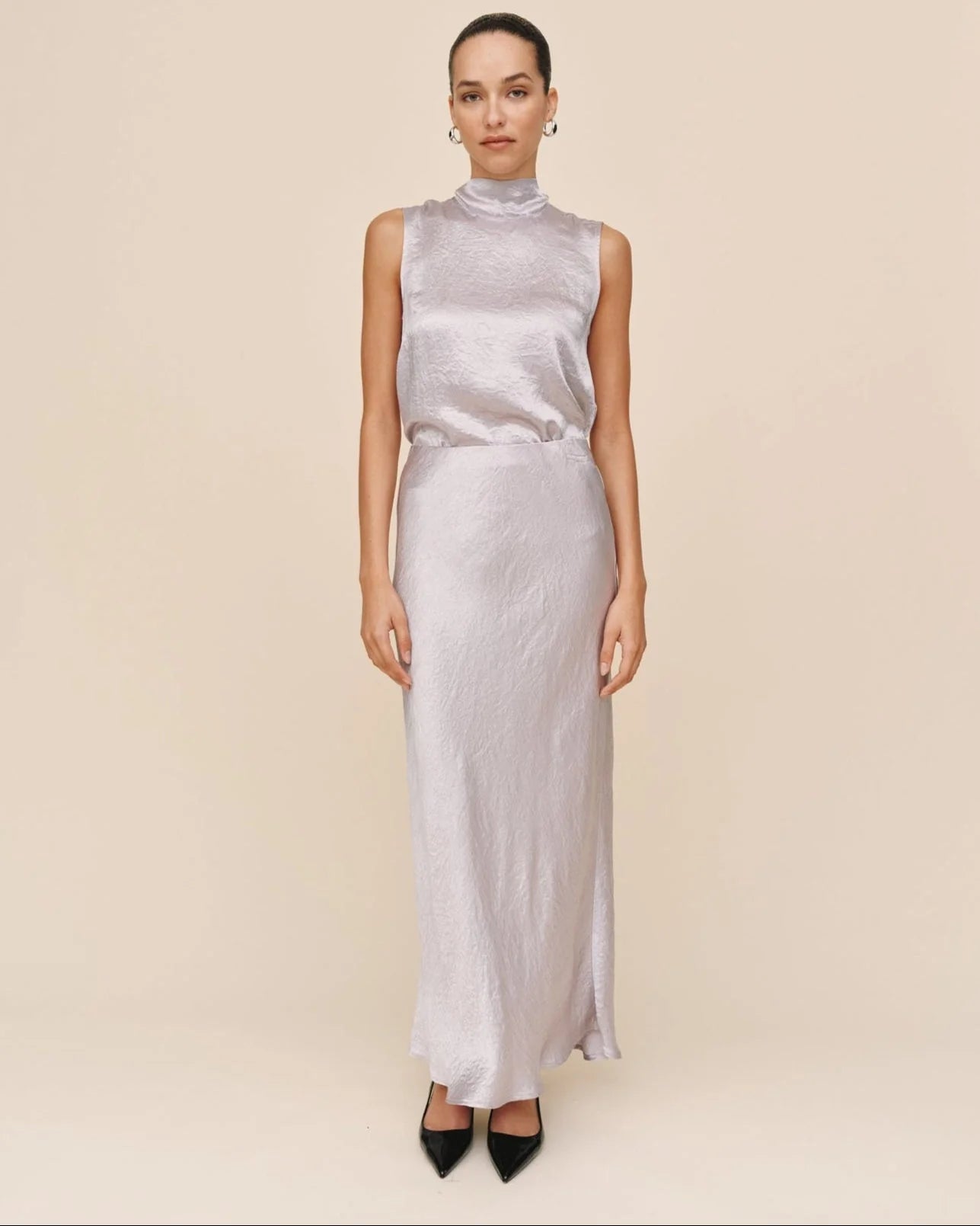 SLEEK BIAS MAXI SKIRT