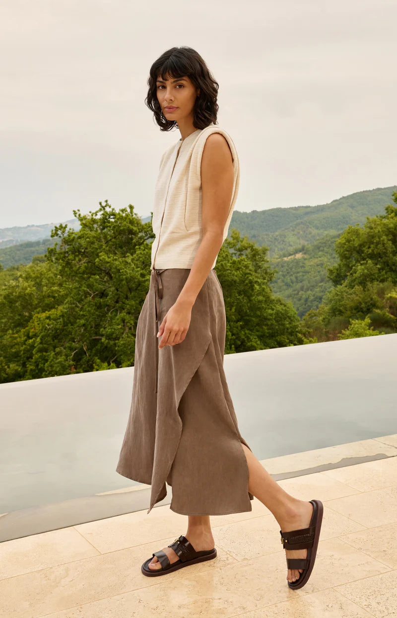 SHOULDER DETAIL CARDI W FITTED WAIST