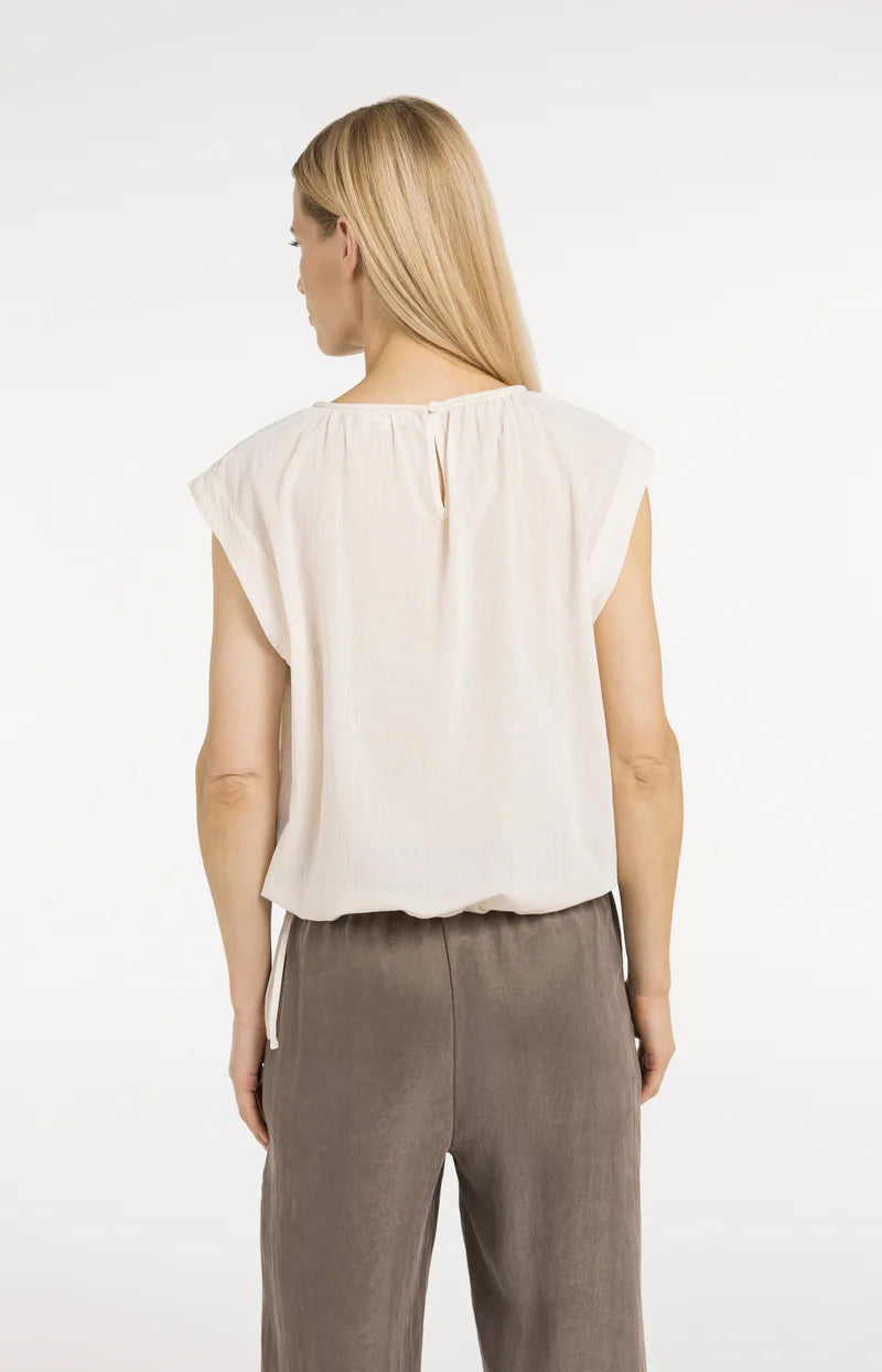 SLEEVELESS TOP W TUBE COLLAR