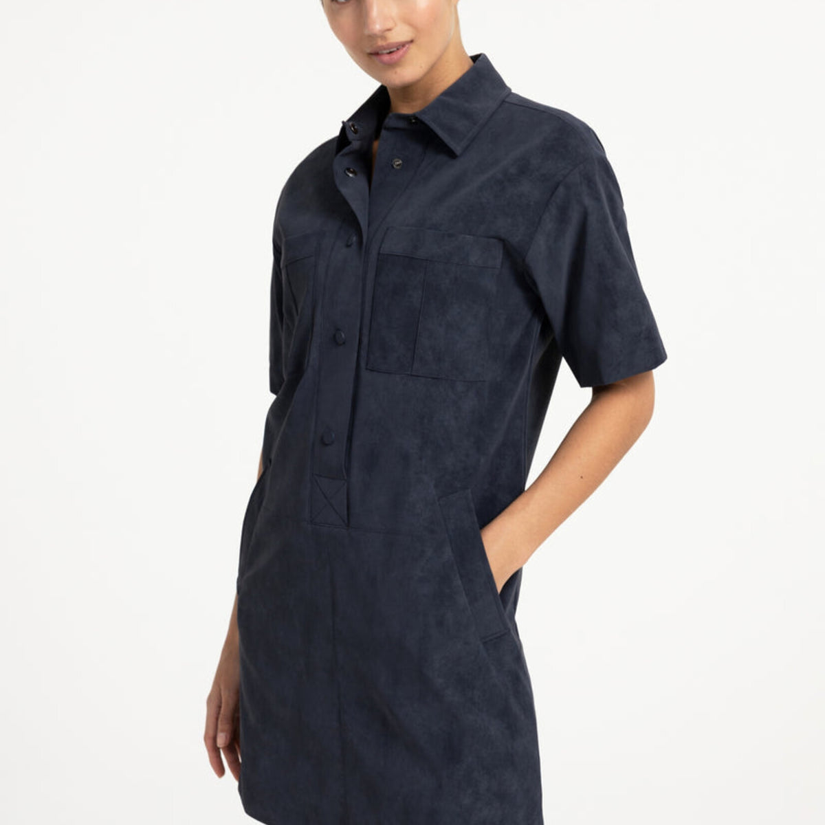 SUEDINE DRESS