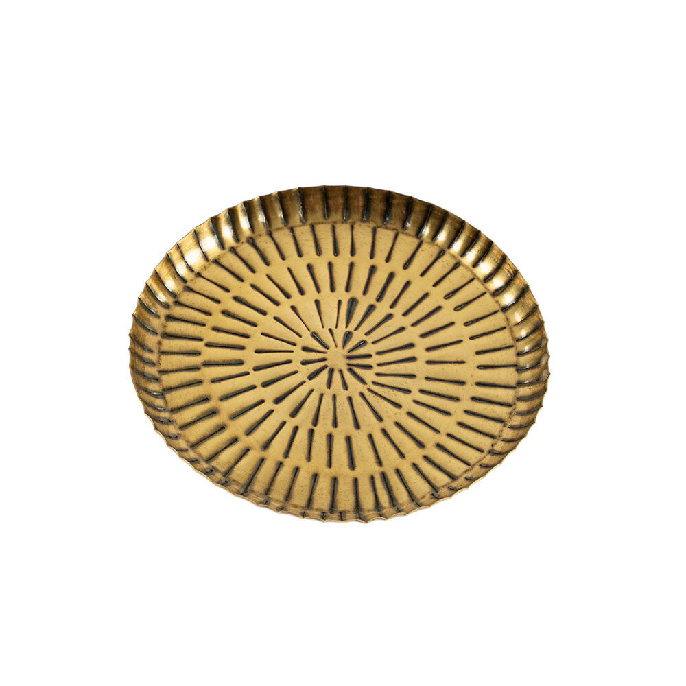 GOLDSHINE DECOR PLATE LARGE