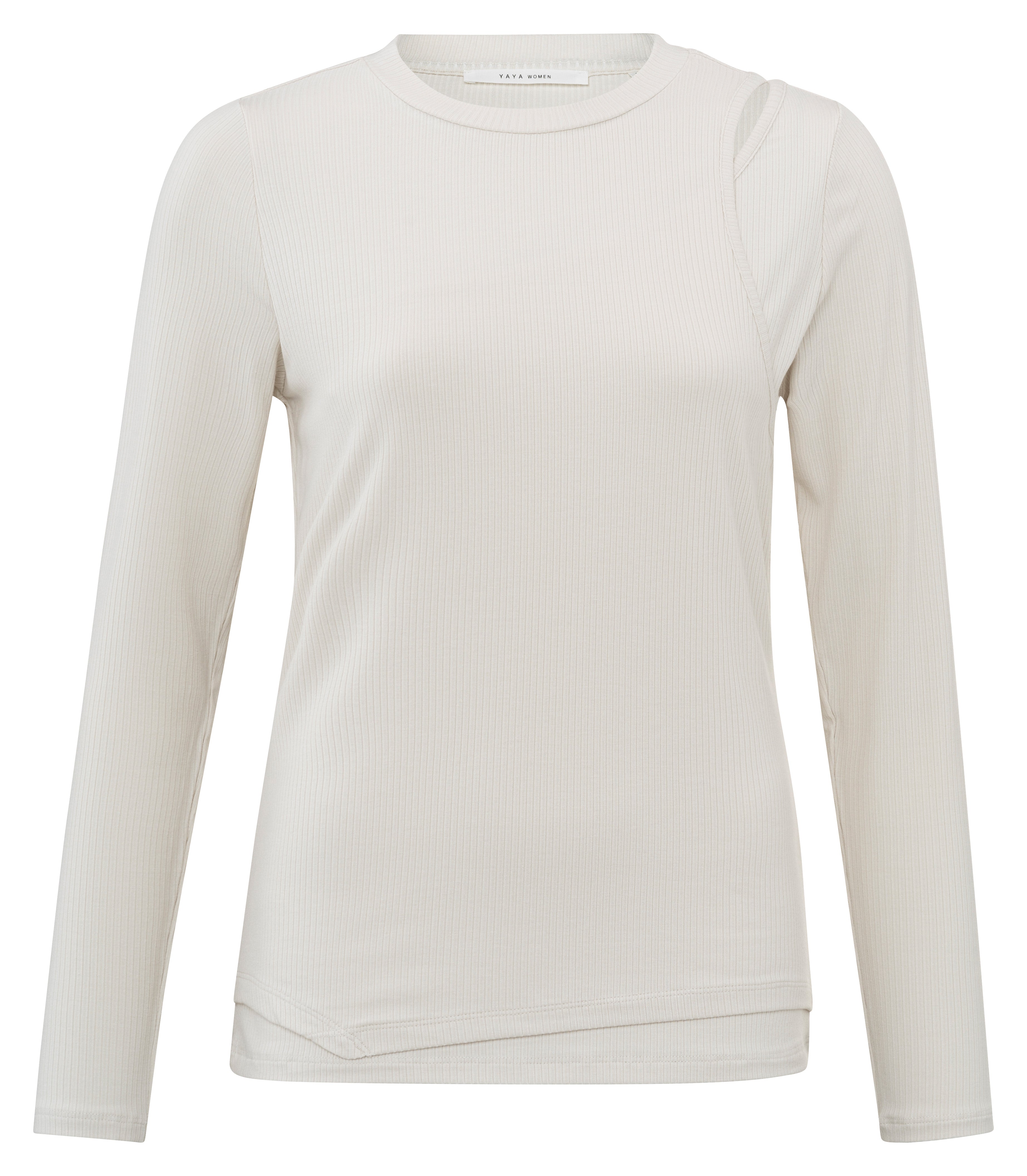 DOUBLE LAYER CONSTRUCTED LONG SLEEVE