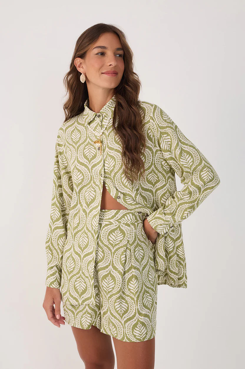 GARDEN IKAT SHIRT