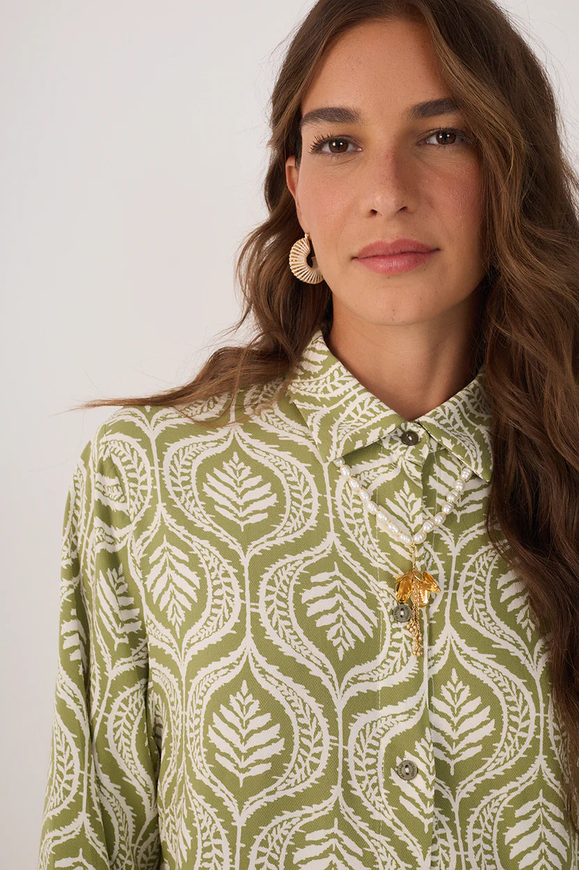 GARDEN IKAT SHIRT