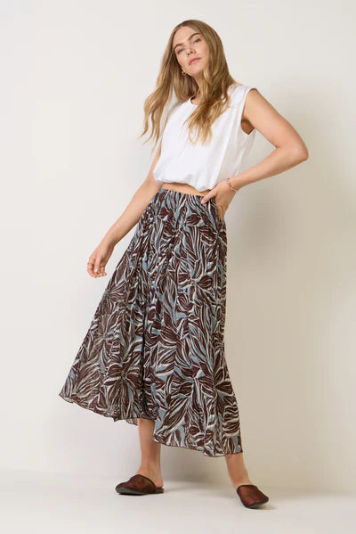 VICTORIA ZINN FLORAL SKIRT
