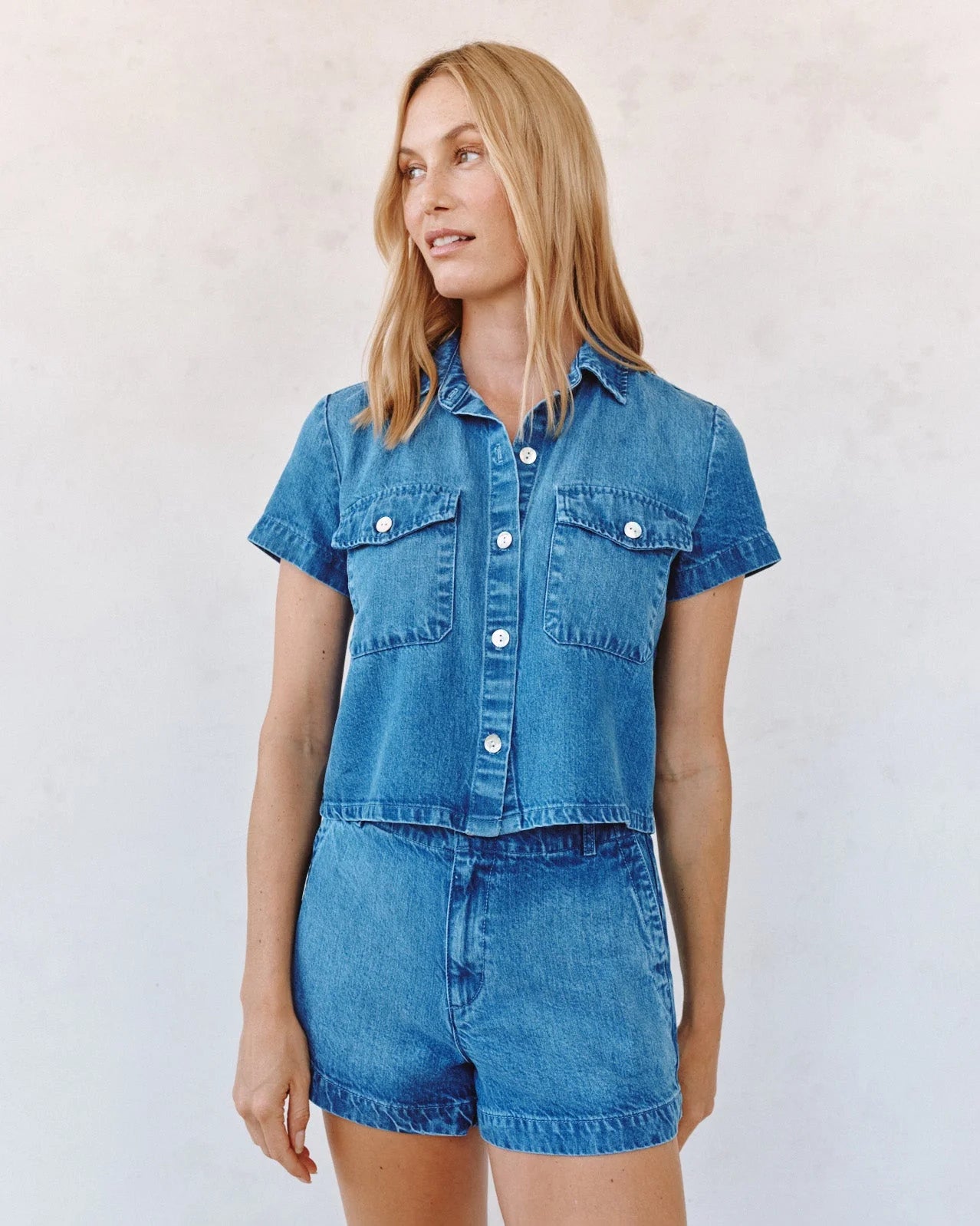 SHORT SLEEVE FLAP POCKET SHIRT