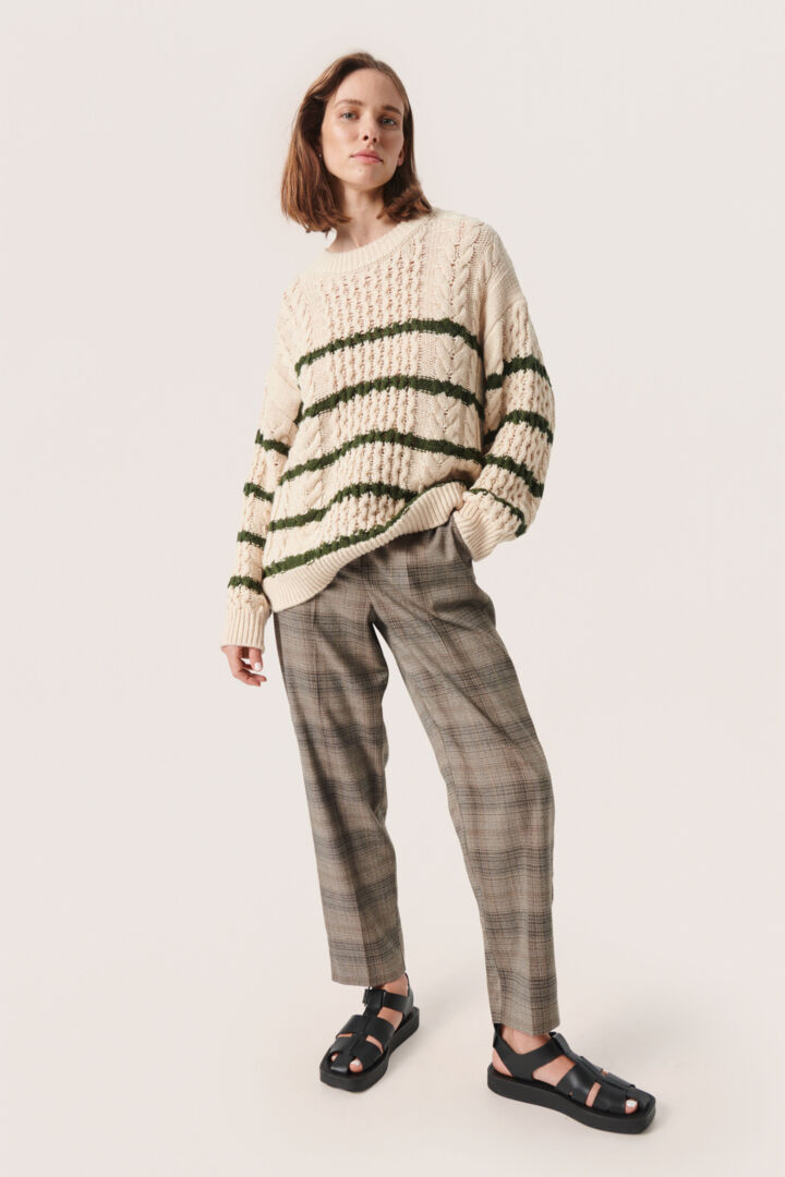 FRANNA STRIPE PULLOVER