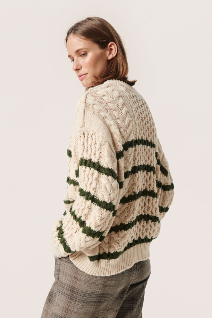 FRANNA STRIPE PULLOVER