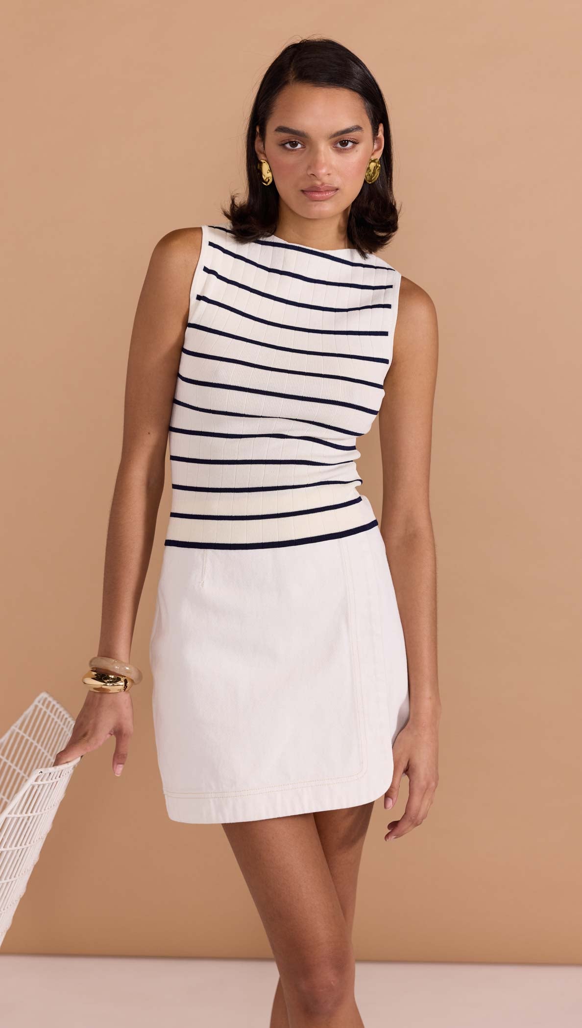 UMA STRIPE KNIT TANK