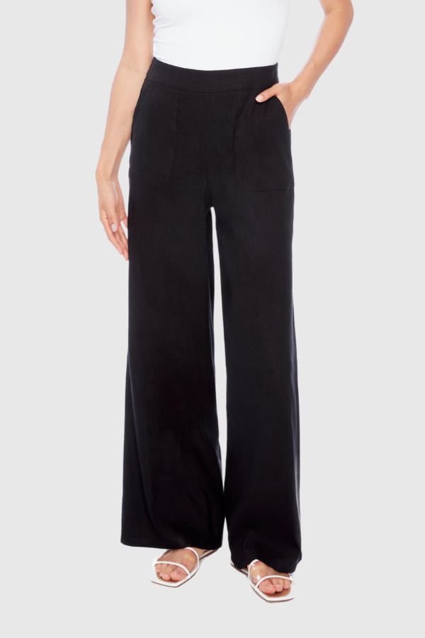 ISLA LINEN WIDE LEG PANT