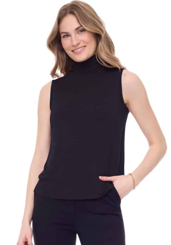 KALI SLEEVELESS TURTLENECK TOP
