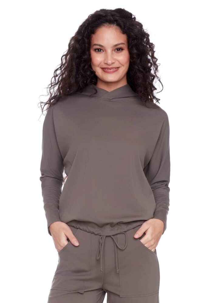 ANNIE LIGHT PONTE HOODIE