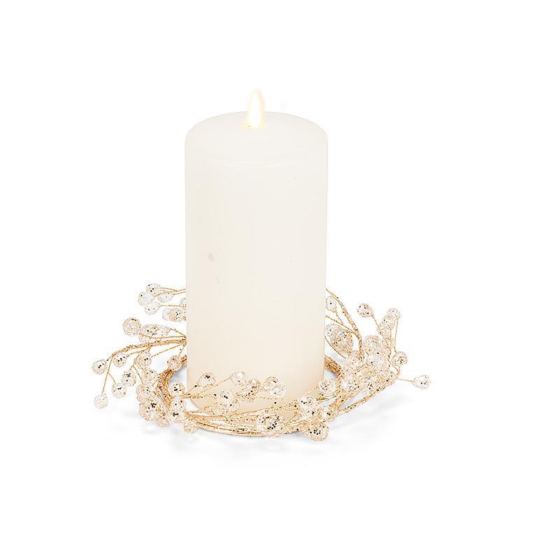 SMALL CRYSTAL GEM CANDLE RING