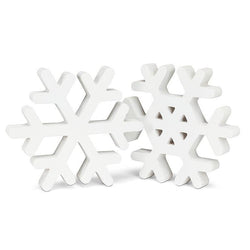 STANDING THICK SNOWFLAKE ORNAMENT