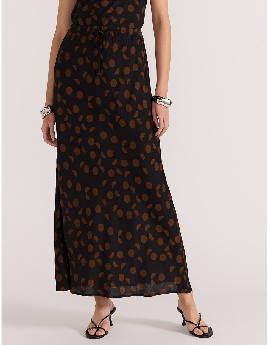 LUELLA BIAS MIDI SKIRT