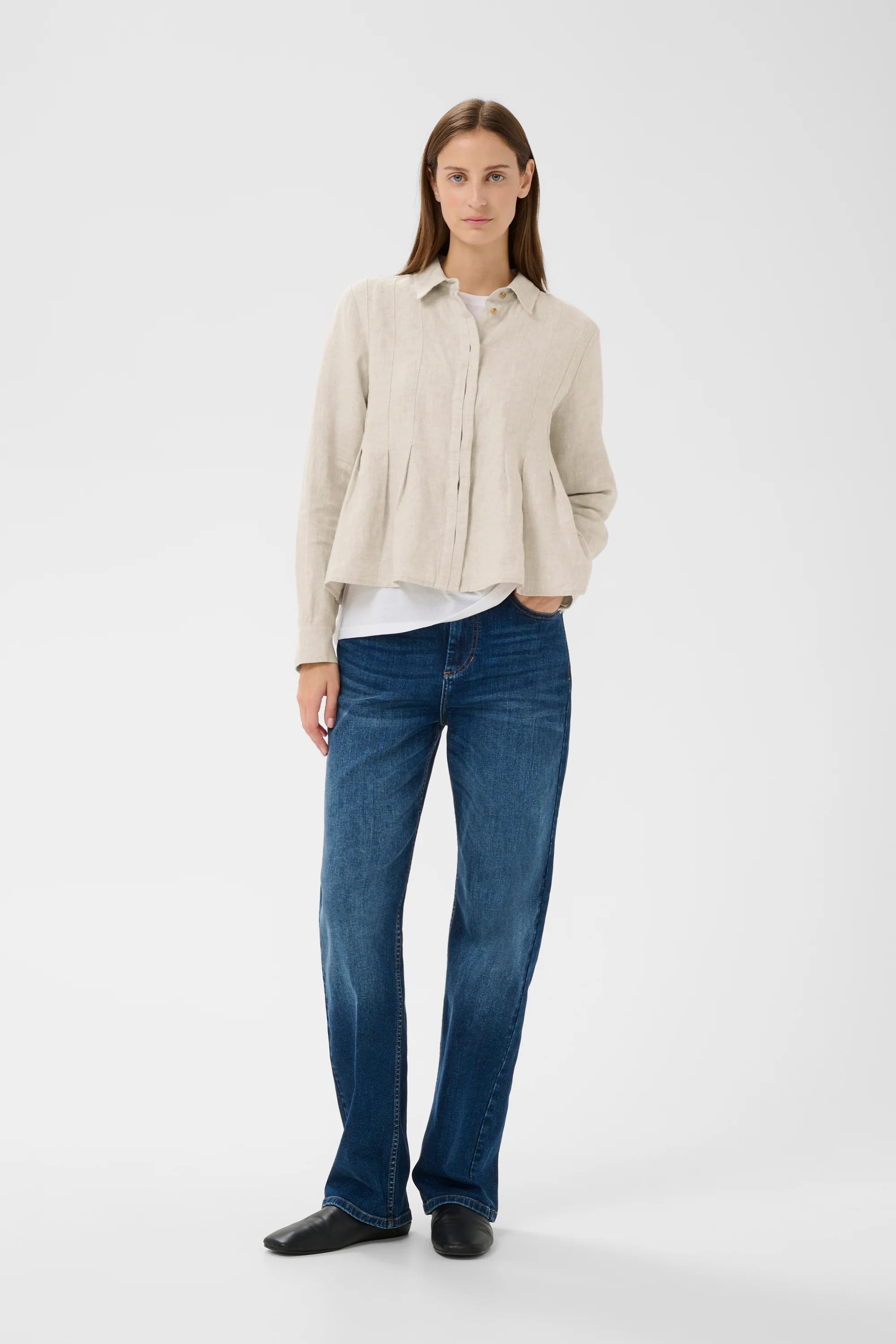 DILANA PLEATED SHIRT