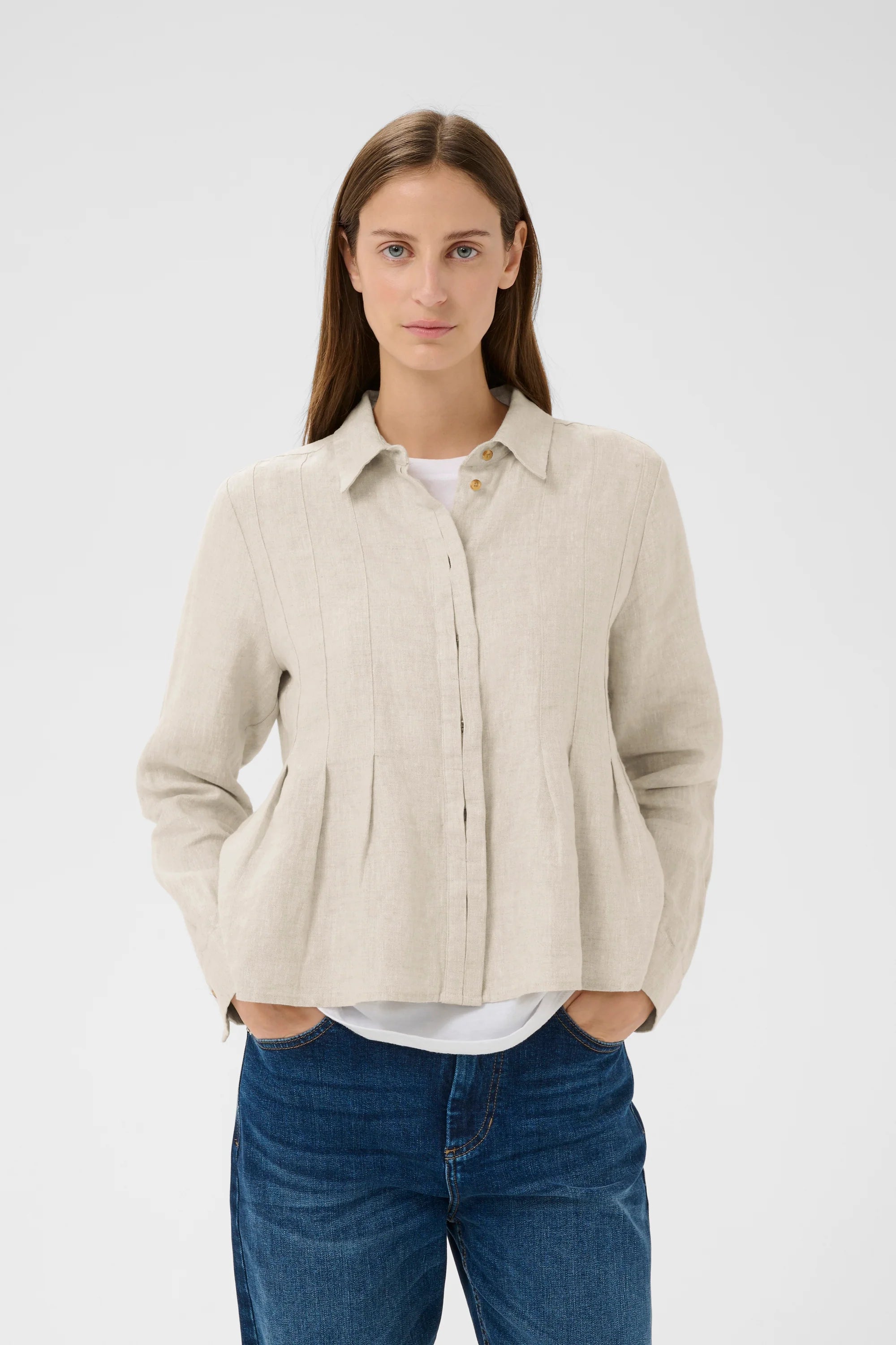 DILANA PLEATED SHIRT