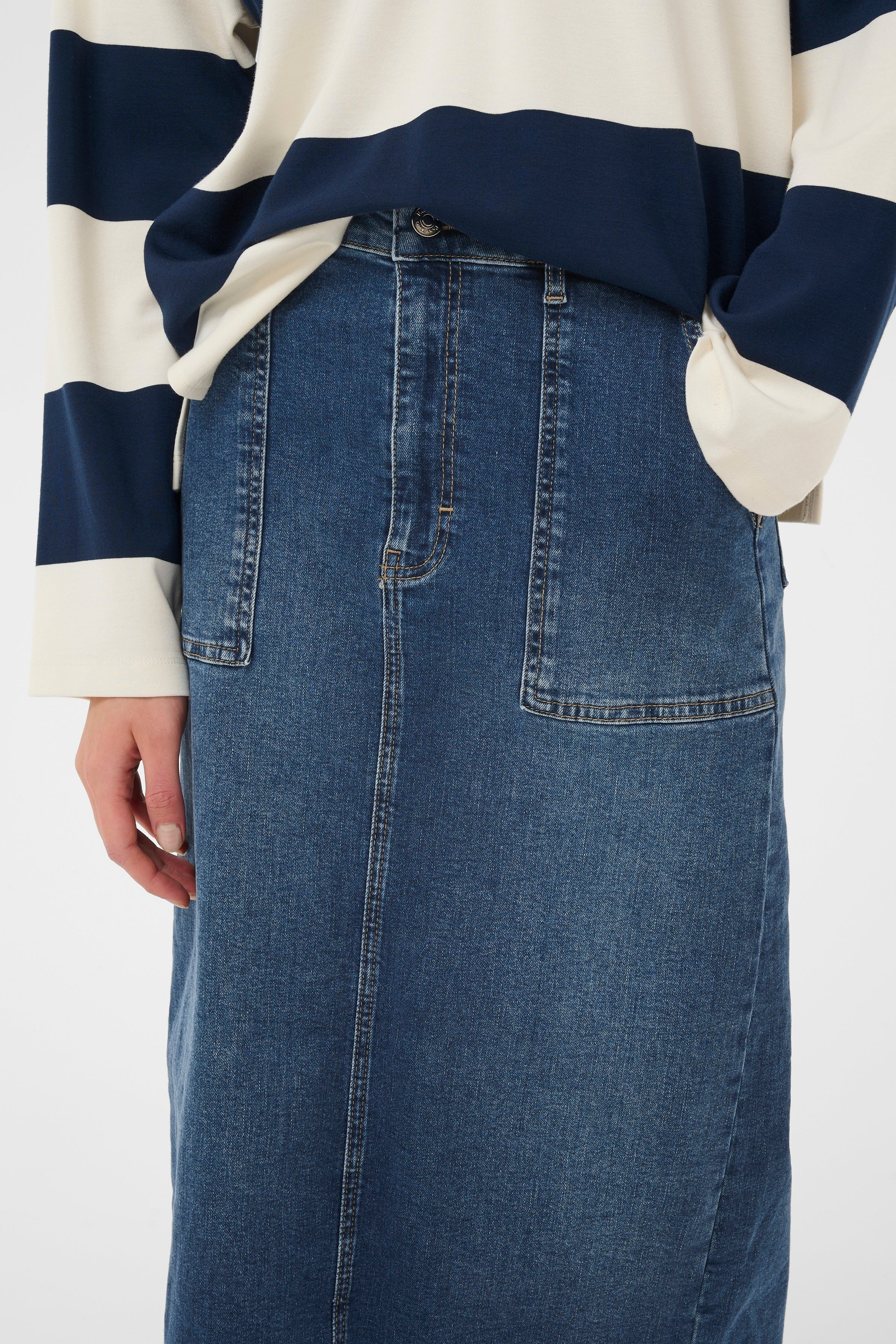 AIYA DENIM SKIRT