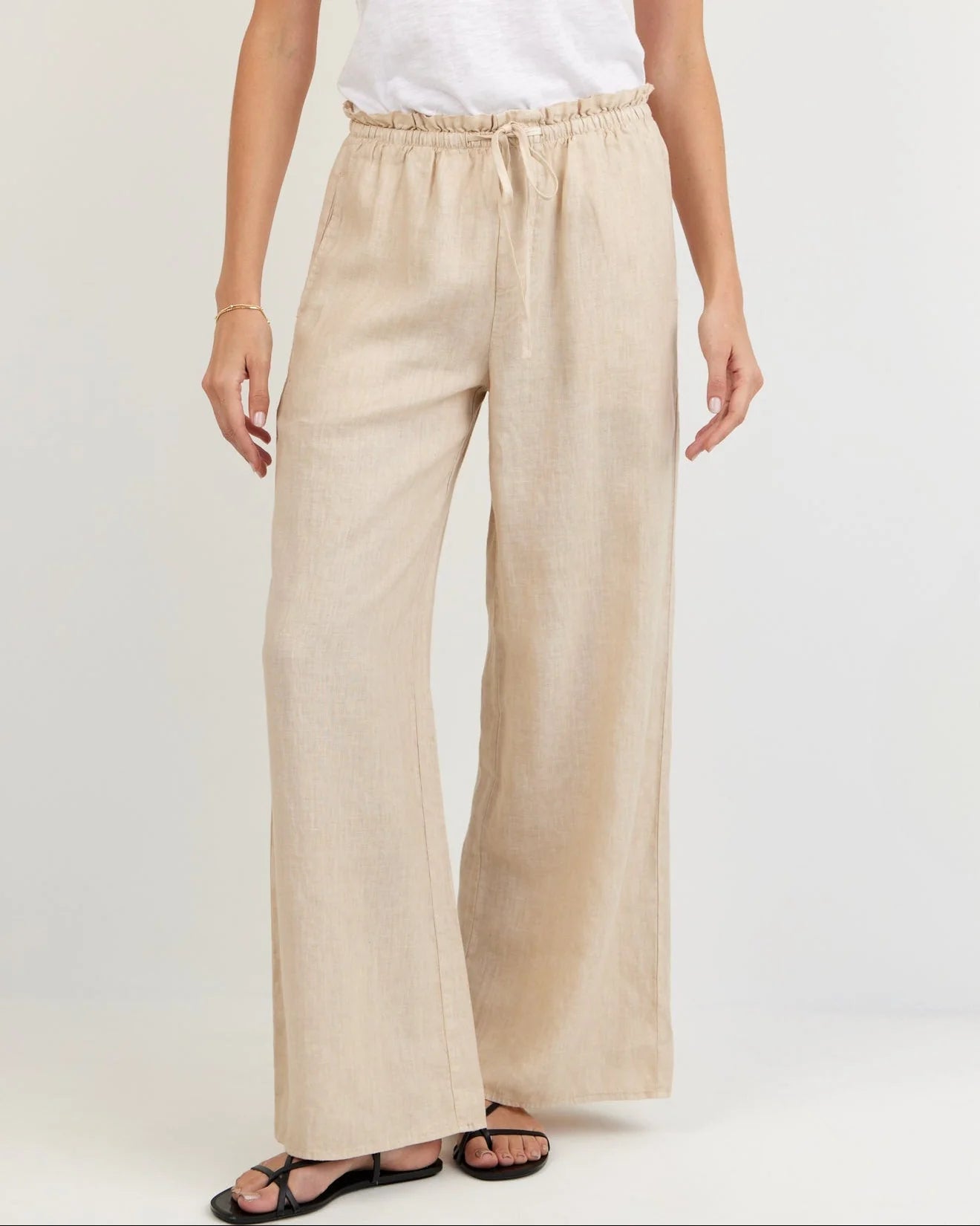 RUFFLE WAIST LEG PANT