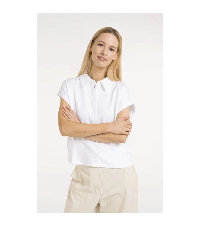 JERSEY BLOUSE W DARTS