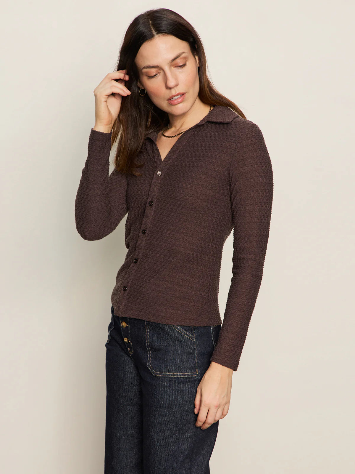 TEXTURED KNIT DREAM GIRL