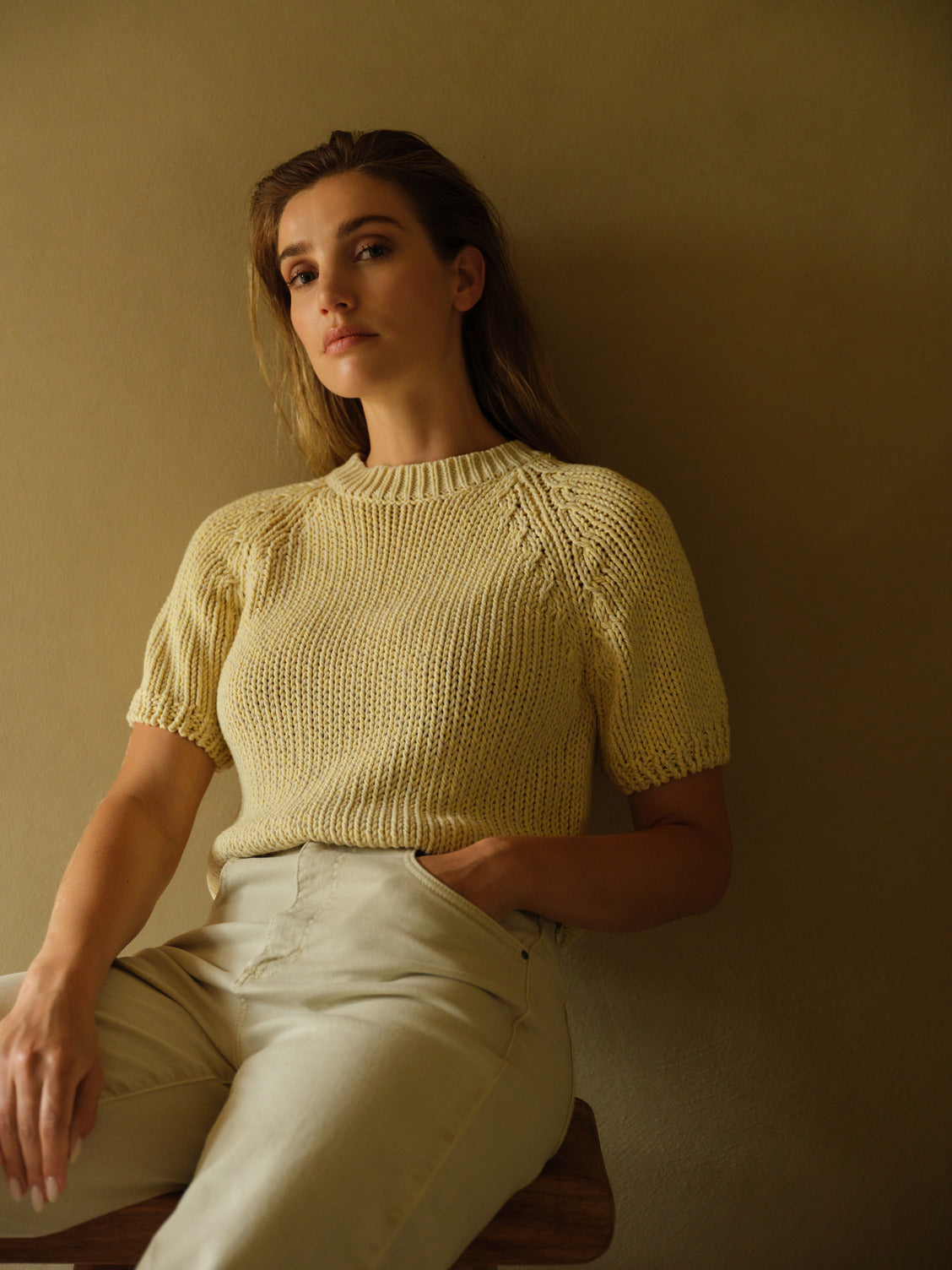 HEAVY YARN SWEATER SS