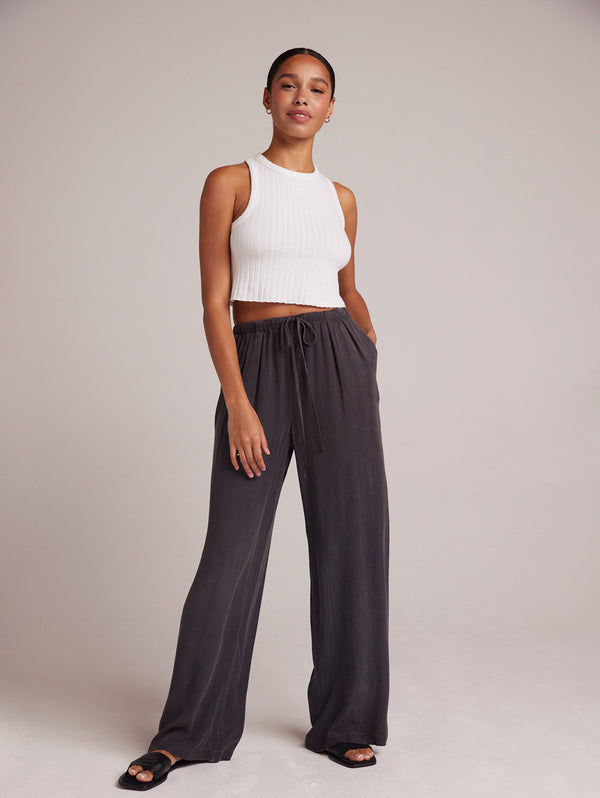 EASY PLEATED WIDE LEG PANT