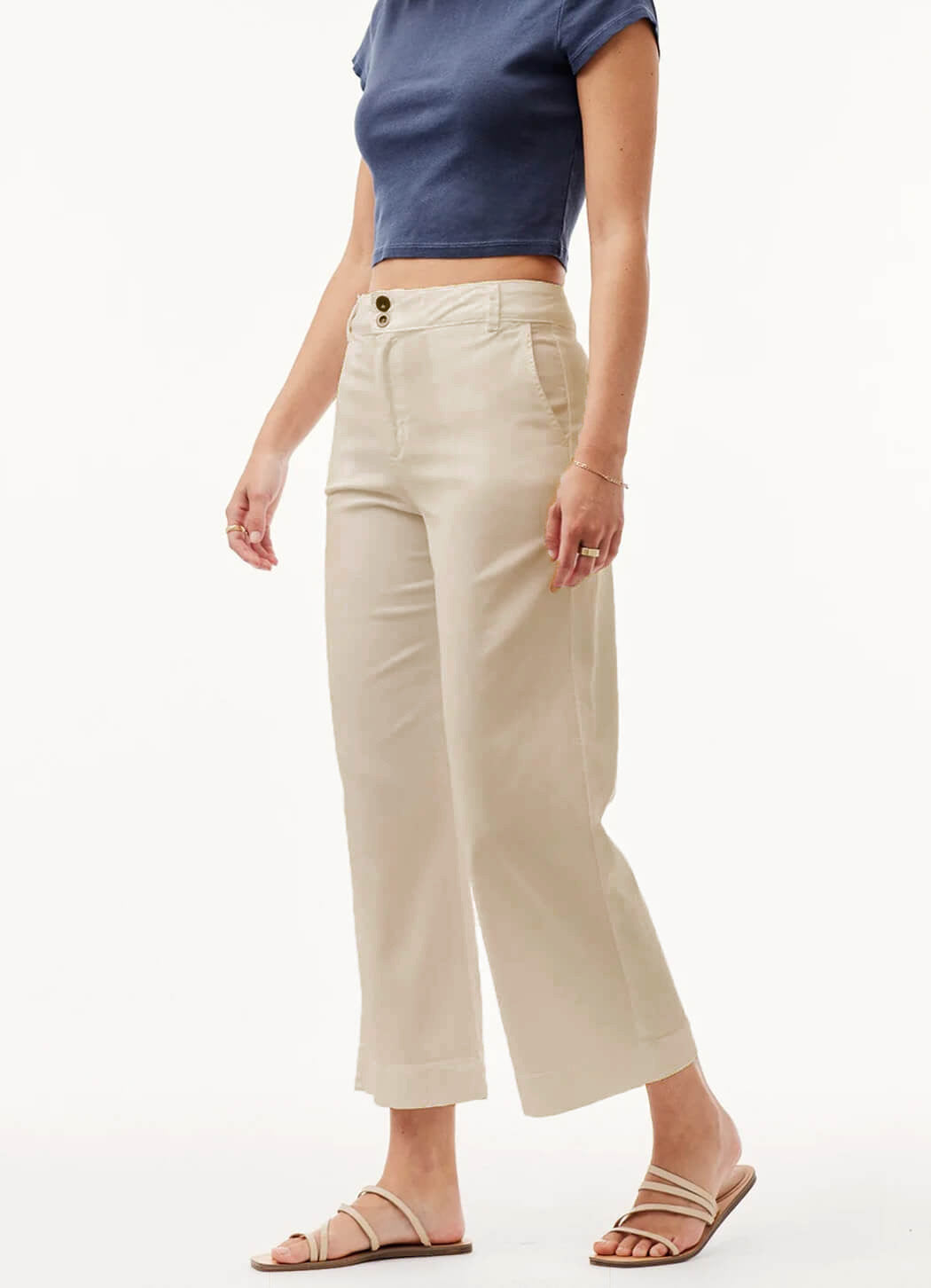 SAIGE WIDE LEG CROP