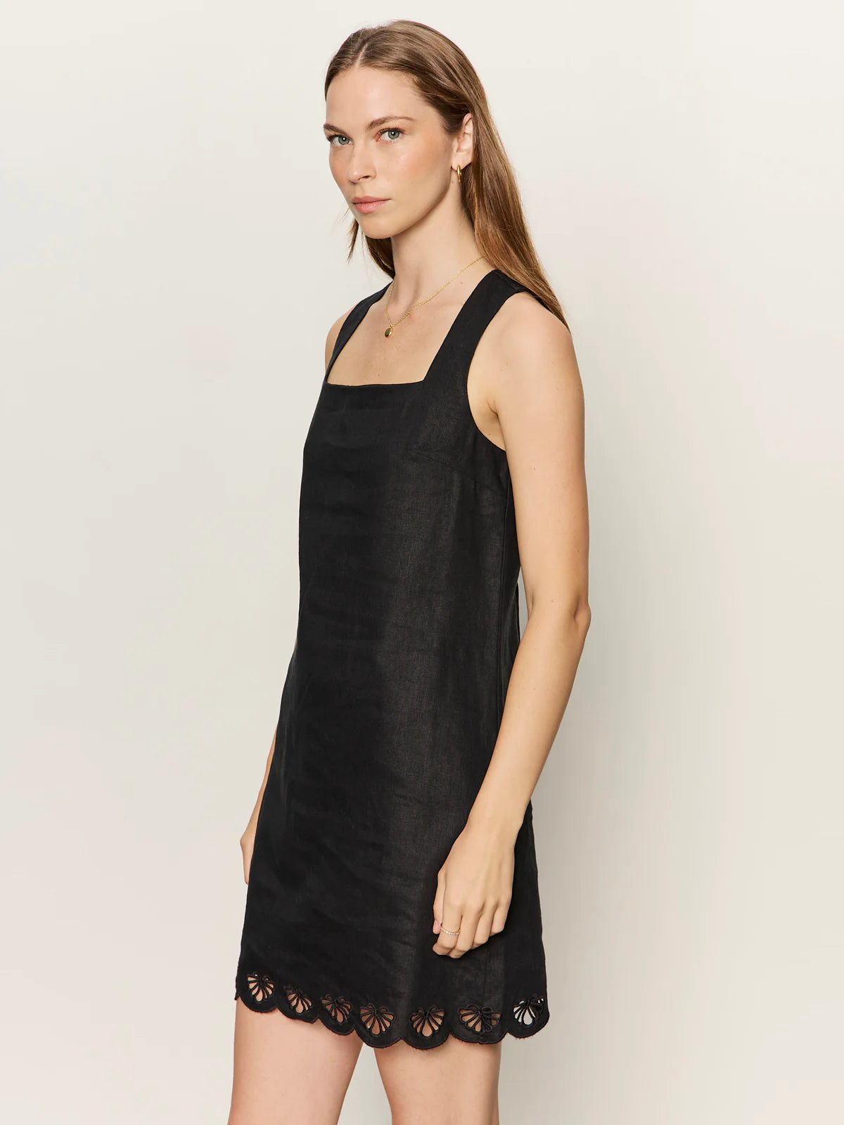 ALMOST THERE LINEN DRESS
