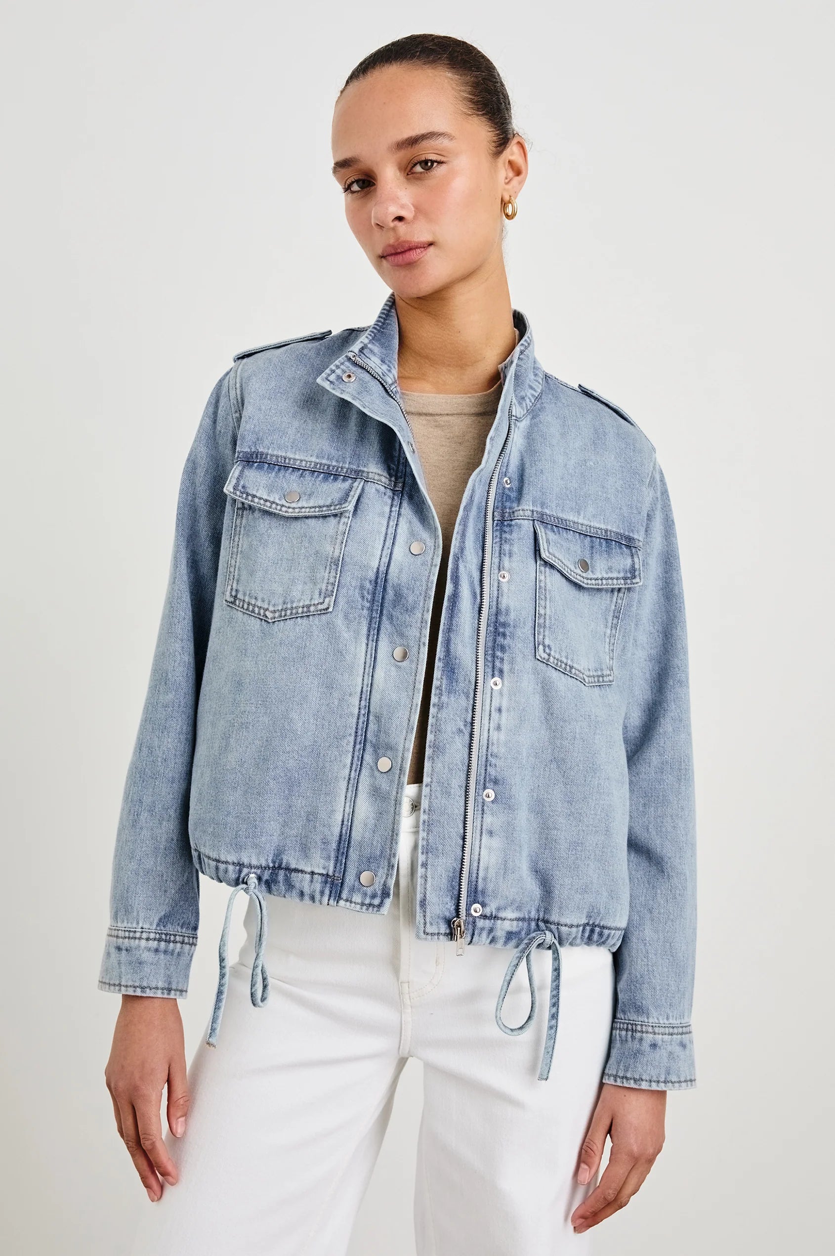COLLINS JACKET FADED INDIGO
