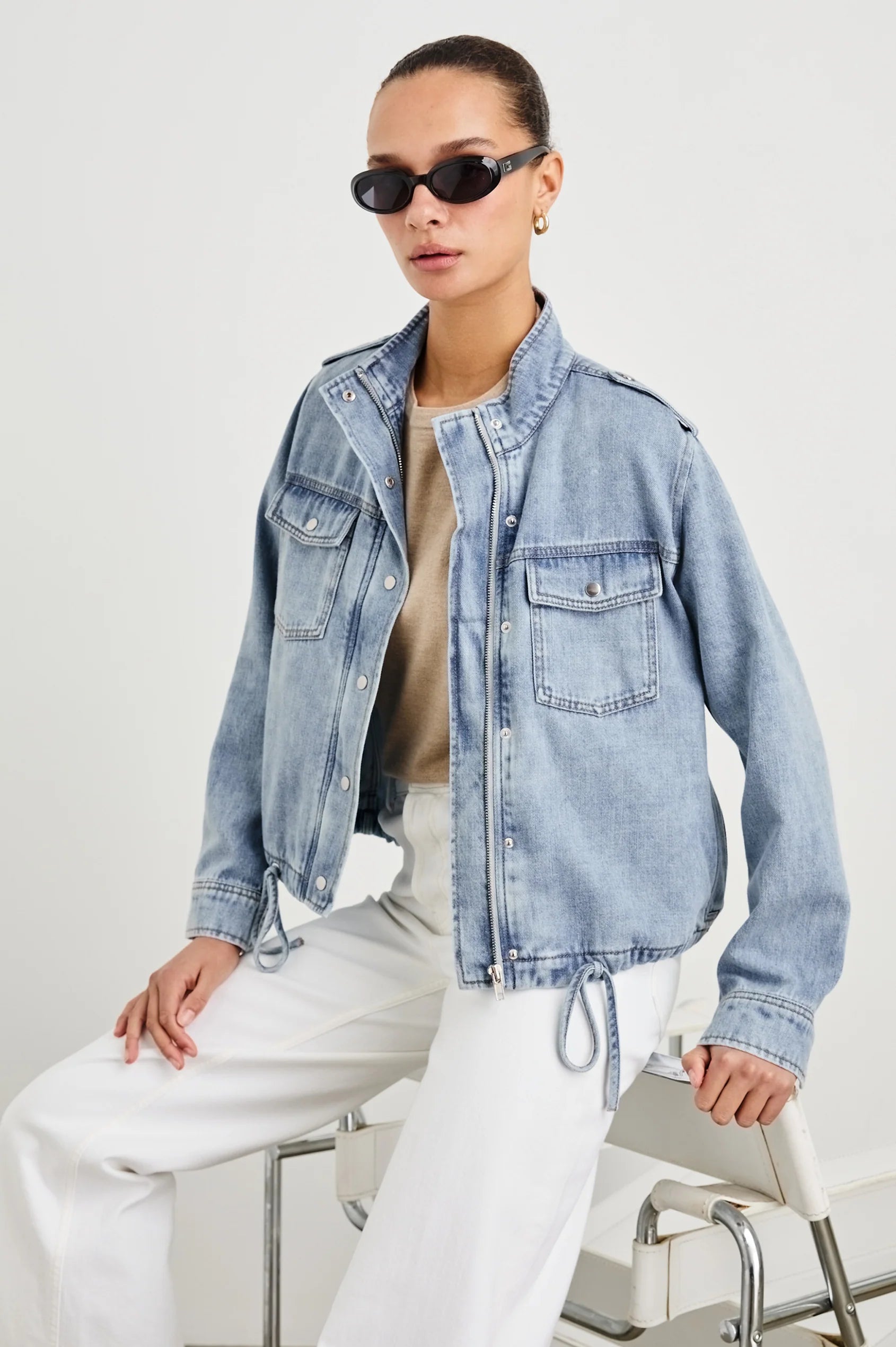 COLLINS JACKET FADED INDIGO