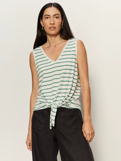 V NECK TIE TANK